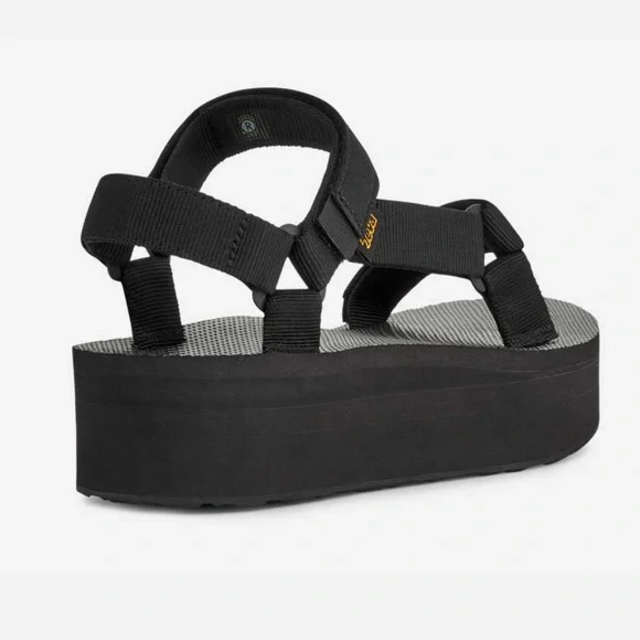 TEVA Flatform Universal Sandal Strappy Velcro Black Size 11 NEW - Picture 16 of 16